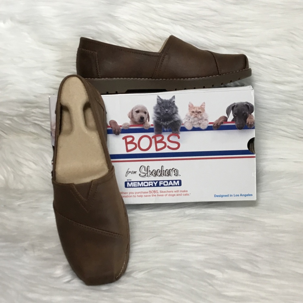 Bobs Chill Lugs - Urban Spell Slip-On Alpargata Flat, Brown, 9.5 - NWT!